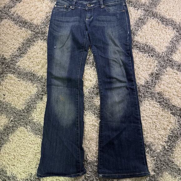 Rock & Republic Sz 28 Jeans Dark Wash Boot Cut Medium Rise Denim - Picture 2 of 11